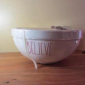 rae dunn holiday mixing bowl set joy wish believe NIP (W4233)